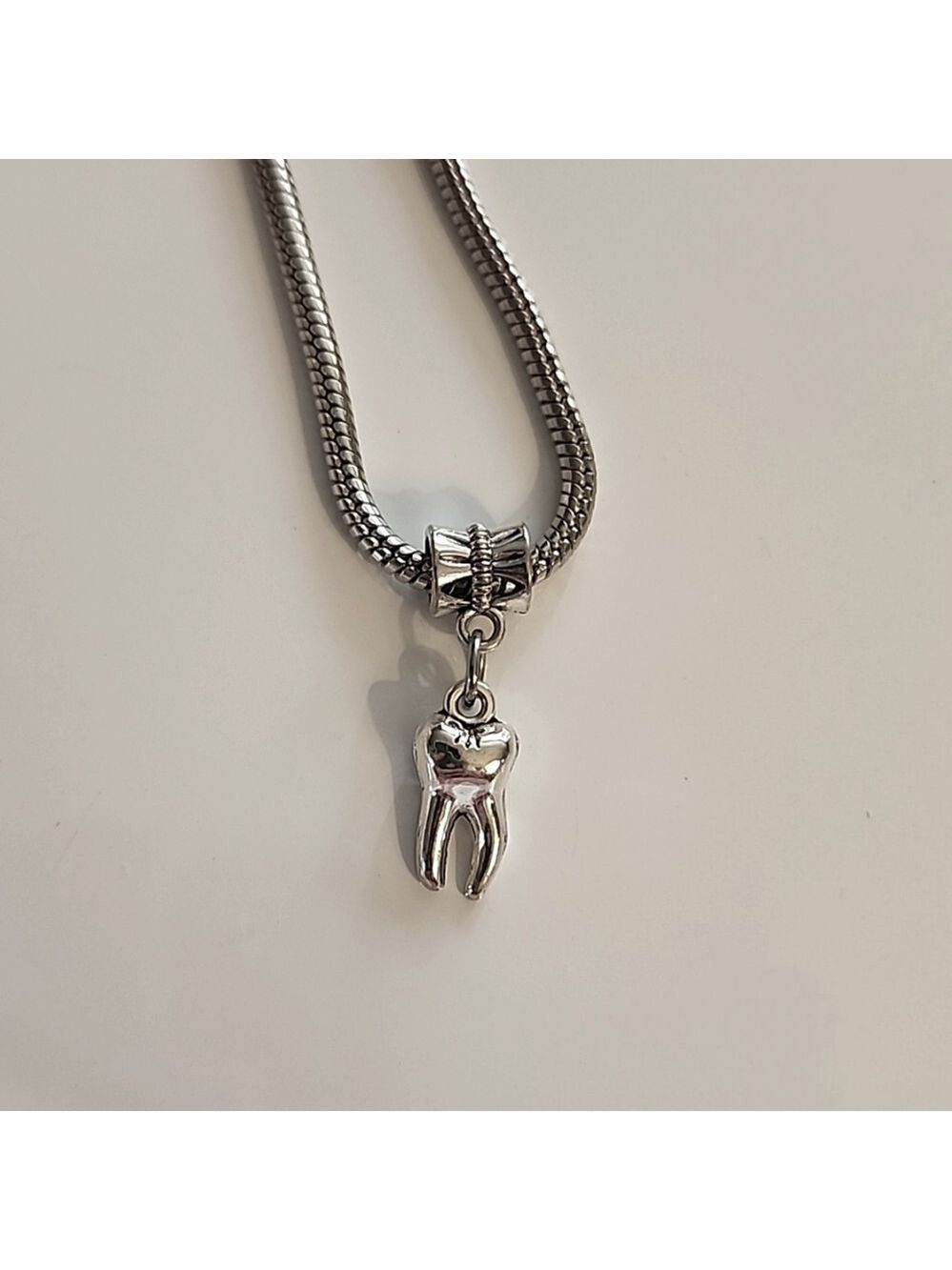 Tooth Charm for European Style Bracelets Fits Pandora Systems